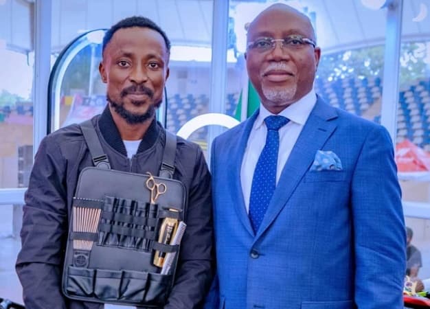 Aiyedatiwa applauds T-Jos as barber sets 154-hour world record for longest haircut marathon