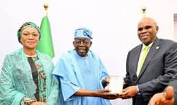 Tinubu confers GCON on Afreximbank president, Oramah