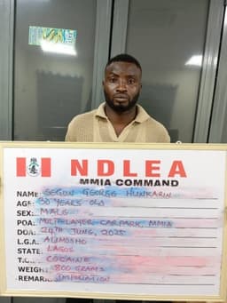 Ex-football star, associate arrested in Lagos for cocaine trafficking