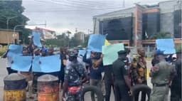 Ogoni youths protest against alleged herdsmen killings, demand police action