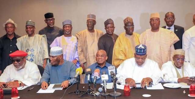 Coalition: Atiku, Obi, Amaechi, Mark, others meet to adopt ADC