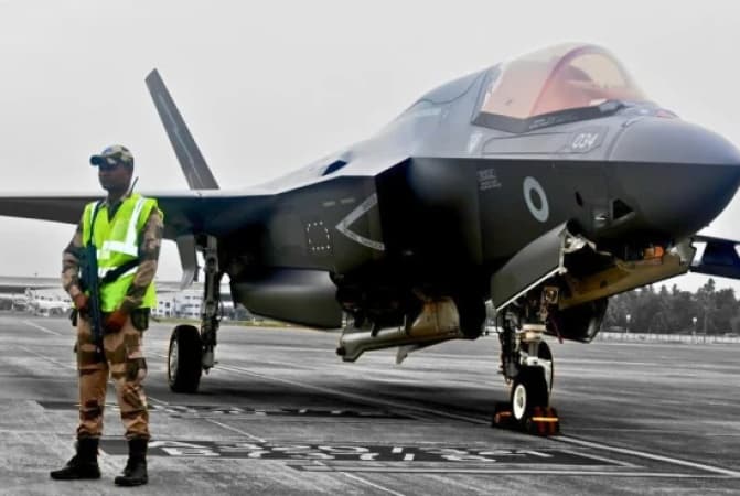 British fighter jet stranded in India