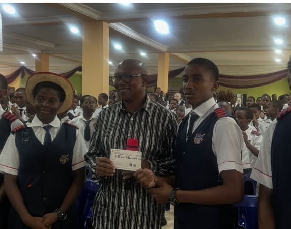 Obi hails Anambra school for winning UK-Nigeria Debate Championship, donates N10m