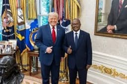 Trump praises ?good English? of Liberian president, prompting criticism across Africa