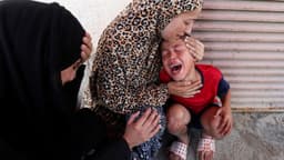 Children queuing for supplements killed in Israeli strike in Gaza, hospital says
