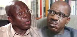 Probe: Go after Obaseki now, Oshiomhole charges Okpebholo