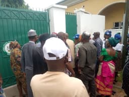 ‘Obaseki never treated us this way’, Okpebholo’s Supporter locked Out Of Govt House laments