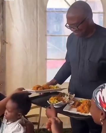 Peter Obi is humble, says Seyi Law as video of him serving food trends