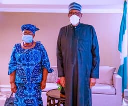 ‘I’m very sad’, Okonjo-Iweala mourns Buhari’s passing
