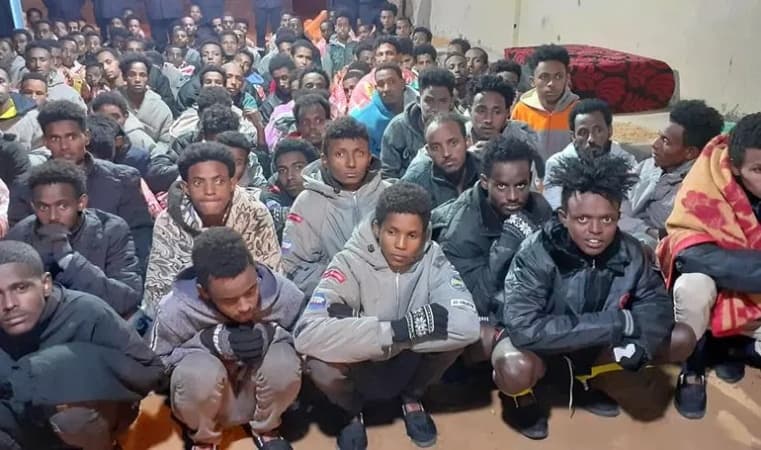 Over 100 migrants freed in Libya after being held captive by trafficking gang, authorities confirm