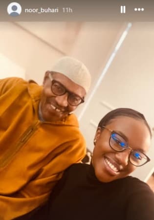 ‘I’ll carry your memory with me’ — Buhari’s Daughter Noor pens tearful tribute to late father