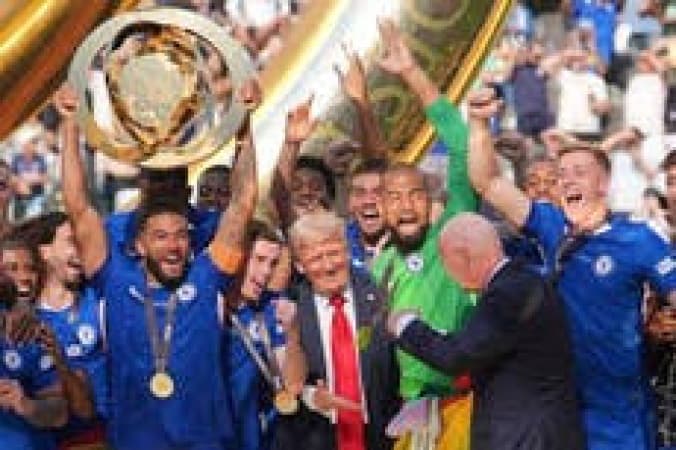 Trump kept FIFA Club World Cup trophy for himself - leaving champions Chelsea to lift a replica