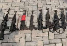 Police kill three bandits, recover 10 AK-47 rifles