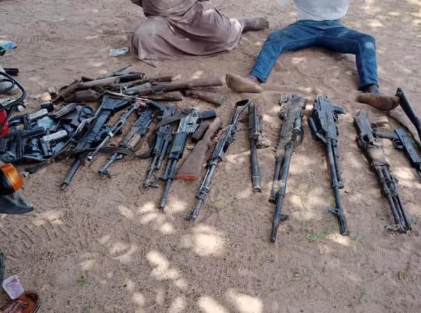 Army, DSS burst gunrunning syndicate in Taraba, seize cache of arms