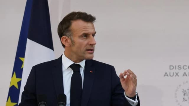 Europe's freedom faces greatest threat since WW2, Macron says