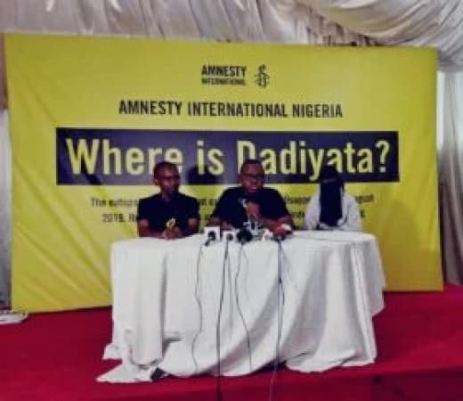 Amnesty International challenges Tinubu over Dadiyata’s disappearance