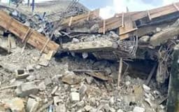 Hotel building collapses in Edo, kills owner as 20 workers escape death