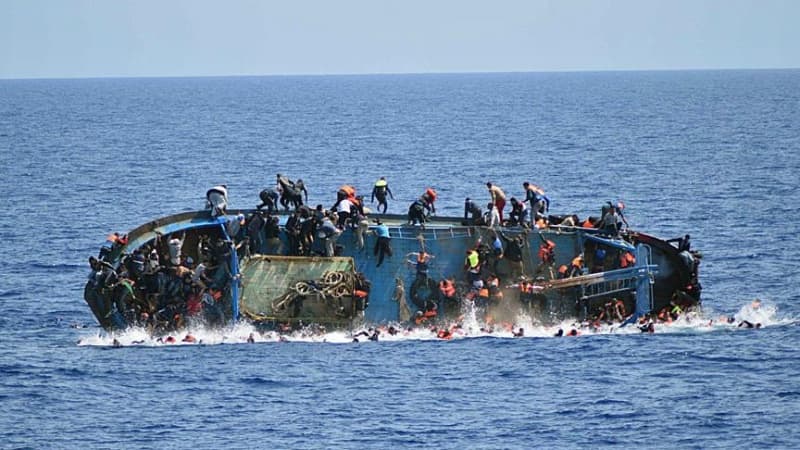 Over 60 African migrants killed and dozens missing after boat capsizes