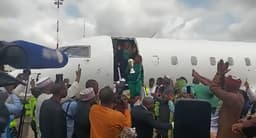 Victorious D’Tigress arrive Abuja with Afrobasket Trophy