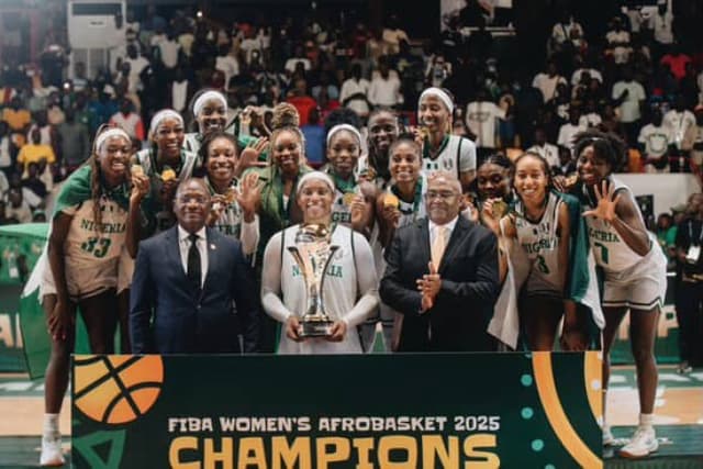 BREAKING: FG rewards D?Tigress with OON, each player gets $100,000, flat for Afrobaskets triumph