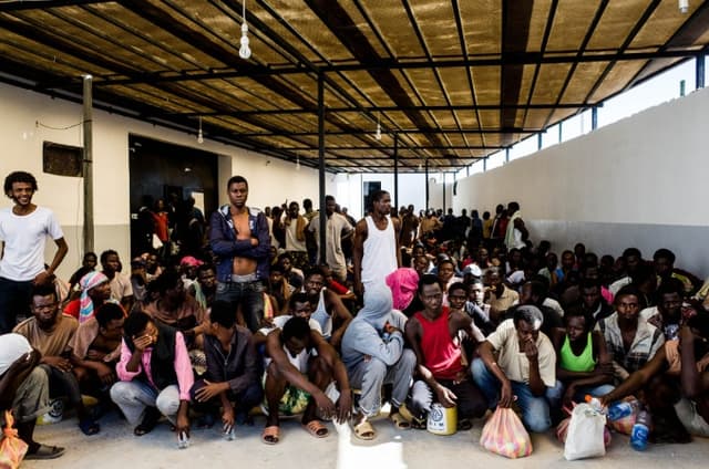 Stranded Nigerians in Libyan deportation camp cry out for help 