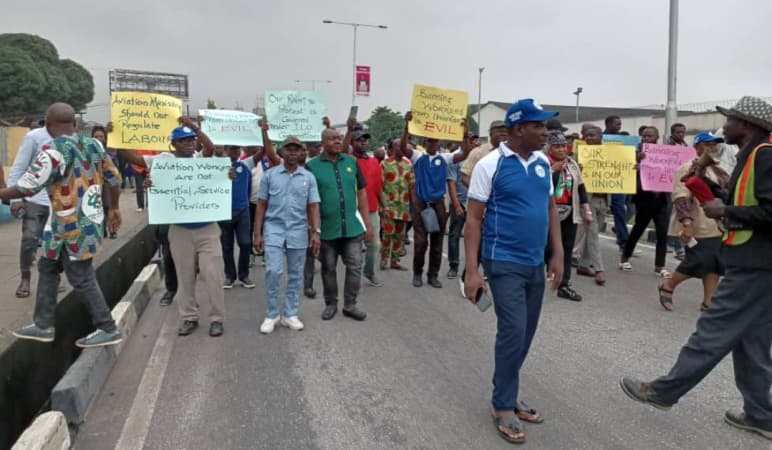 Aviation Unions begin indefinite strike Monday