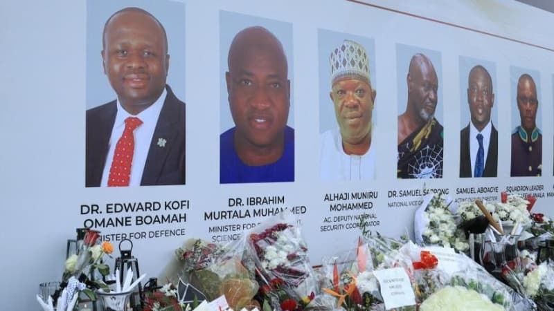 Ghana investigators find ‘black boxes’ of helicopter that crashed and killed two ministers