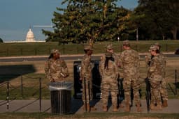 National Guard troops appear in Washington DC as mayor rejects 'authoritarian push'