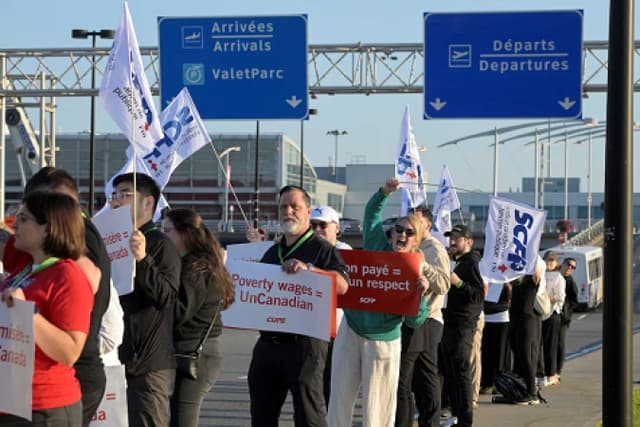 Air Canada halts operations as flight attendants go on strike
