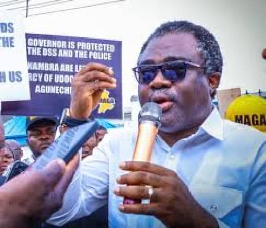 YPP Guber candidate leads protest against Agunechemba security outfit in Awka