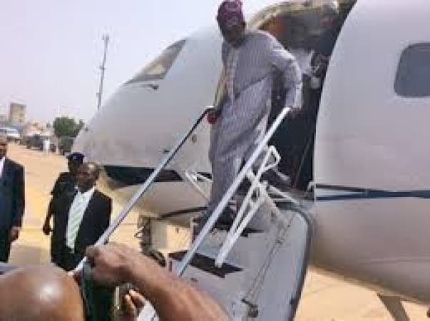 Tinubu  arrives in Brazil to begin state visit