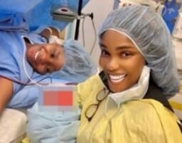Priscilla Ojo, Juma Jux welcome baby boy in Canada