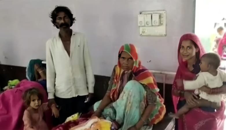 Udaipur woman, 55, gives birth to 17th child. Her family collects scrap to survive