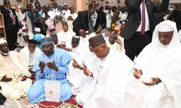 Shettima represents Tinubu at wedding of Sambo's son in Kano