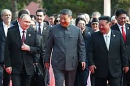 Xi, Putin and Kim stand united at Beijing military parade in historic show of authoritarian strength
