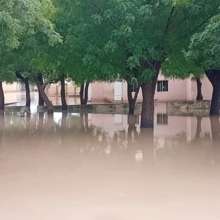Flood forces closure of 40-yr-old Friday Mosque in Kankia