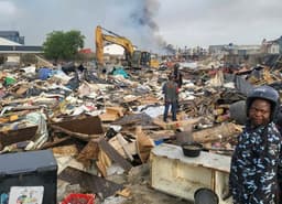 Residents displaced as Lagos embarks on demolition of buildings, shanties along Iyana Oworo, Lekki coastlines