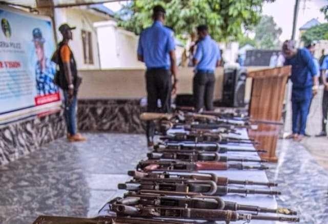 Police recover large arms, ammunition in Nasarawa, Benue border community