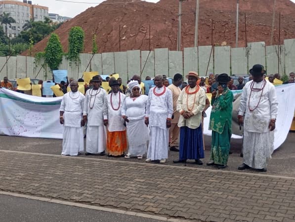 Igbo women protest genocidal attacks, youth disappearances in Okigwe