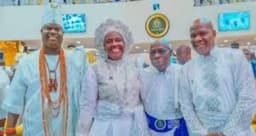   Obasanjo, Ooni of Ife pray for Nigeria at C&S Church centenary celebration