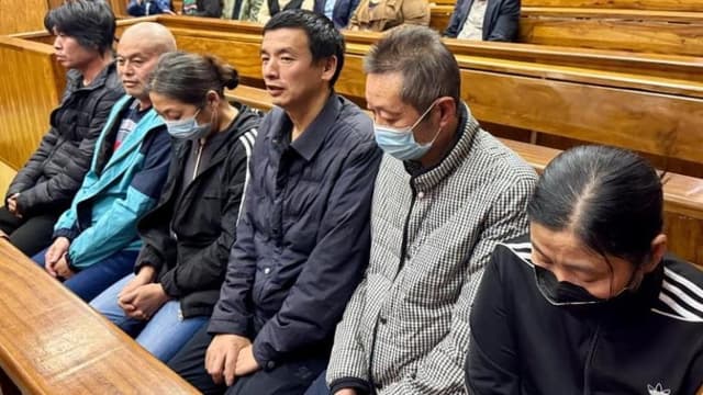 Seven Chinese nationals get 20-year jail term for human trafficking