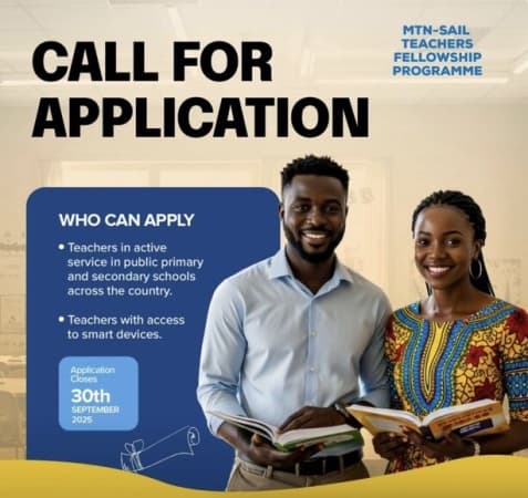 How to apply for 2025 MTN – SAIL Teachers’ Fellowship Programme