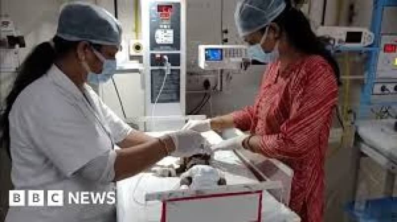Newborn baby buried alive fights for her life