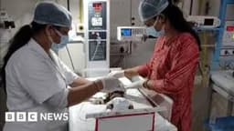 Newborn baby buried alive fights for her life