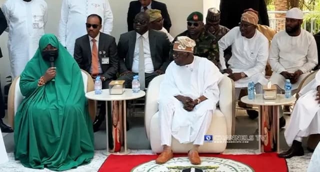 Tinubu attends Sen. Yari’s son’s wedding in Kaduna, visits Buhari’s widow