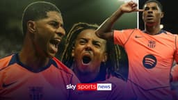 Marcus Rashford: Manchester United loanee praises Barcelona for help in becoming 'better player' after double against Newcastle