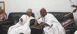 Ooni visits Olubadan-designate Ladoja in Ibadan