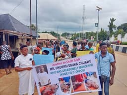 Family, community stage protest over student's death in Ebonyi