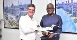 Dangote refinery earns world-class endorsement from luxury business jet manufacturer, Bombardier