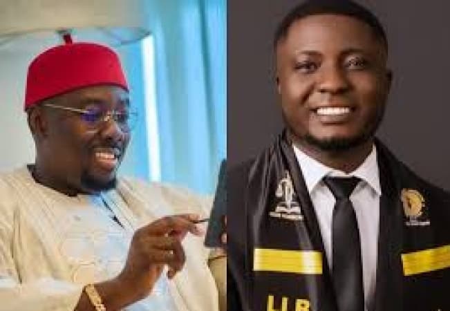 Obi Cubana hails viral Lagos hawker turned law graduate
